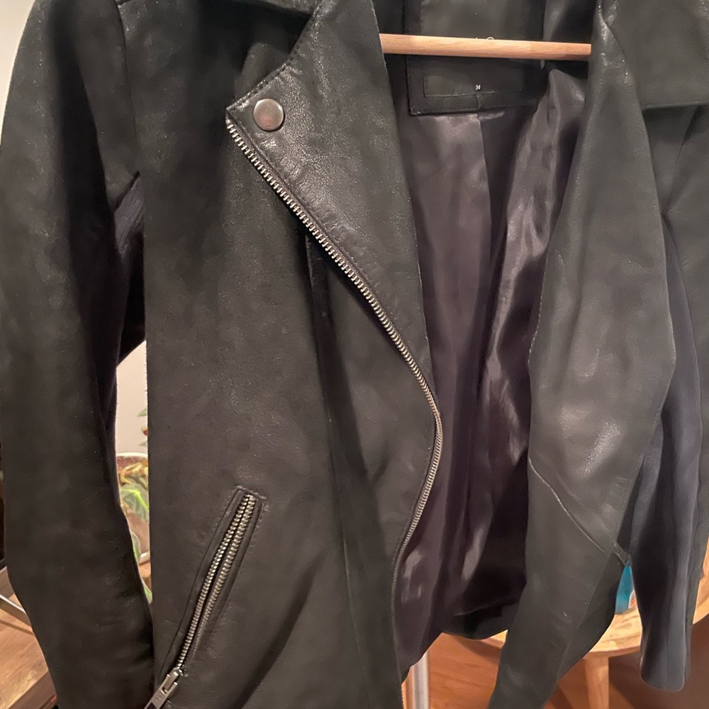 Y.A.S Leather Jacket Euc - image 3
